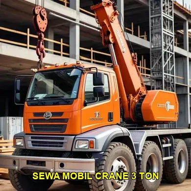 sewa mobil crane 3 ton